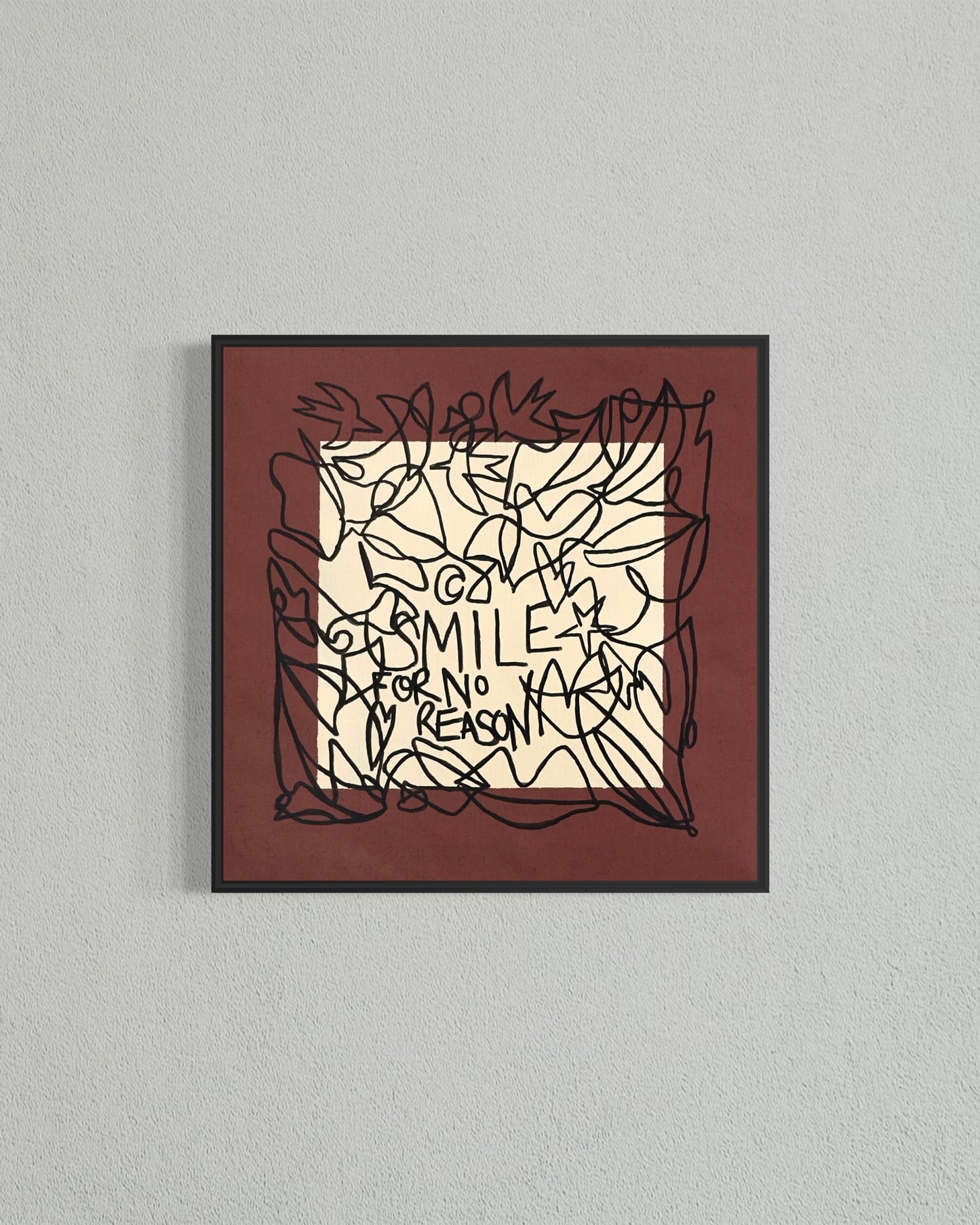 SMILE FOR NO REASON